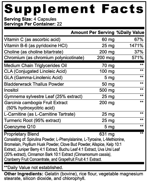 VELINESS Fat Burner with MCT
